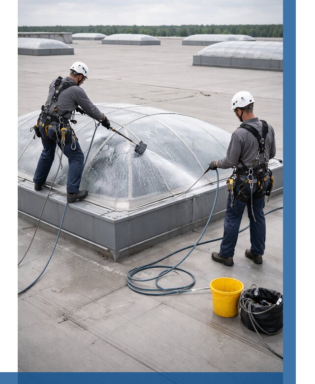 Мойка зенитных фонарей в Россоши, заказать от 4666 р. | ВЫСОТНИК-Рсс