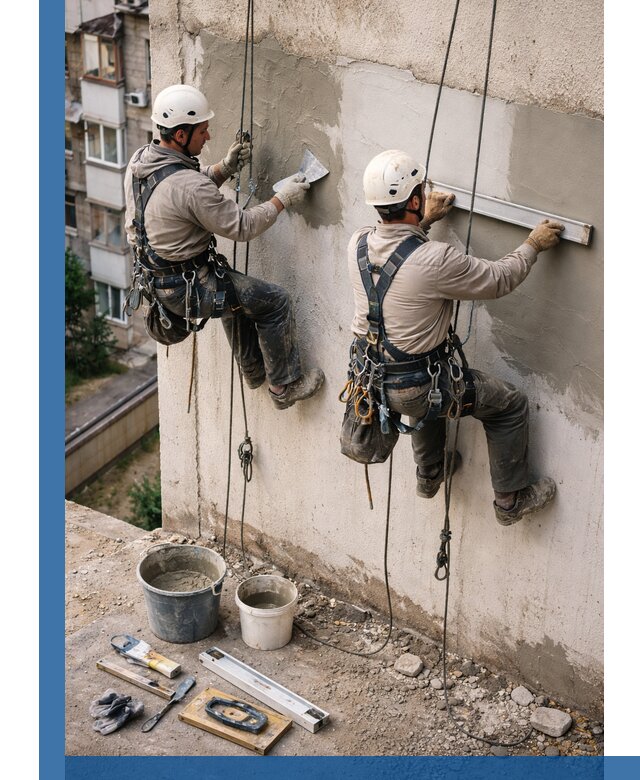 Комплексный ремонт штукатурного фасада с гарантией в Россоши