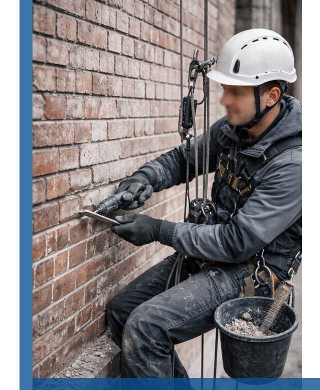 Расшивка кирпичных швов фасадов и стен, ремонт в Россоши