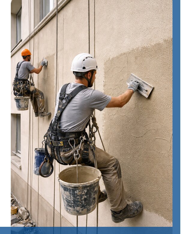 Декоративная штукатурка фасада в Россоши от 1244 р. | ВЫСОТНИК-Рсс