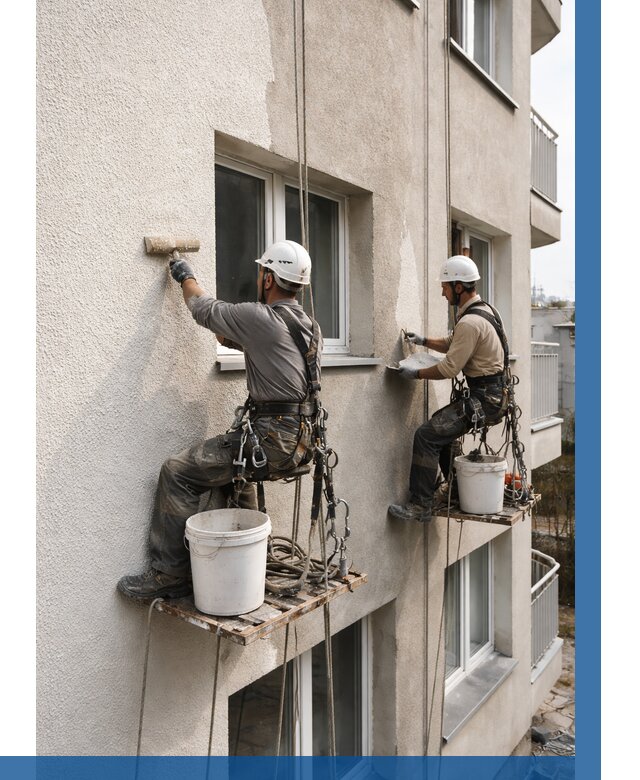 Нанесение короеда на фасад в Россоши от 467 р. | ВЫСОТНИК-Рсс