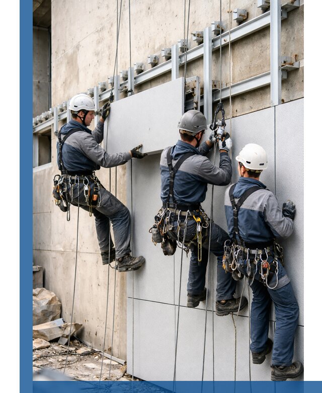 Монтаж вентилируемого фасада в Россоши под ключ с гарантией качества