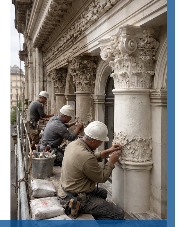 Реставрация фасадной лепнины в Россоши от 2592 р. | ВЫСОТНИК-Рсс