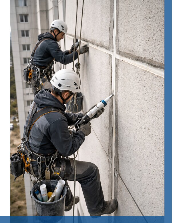 Герметизация межпанельных швов в Россоши от 726 р. | ВЫСОТНИК-Рсс