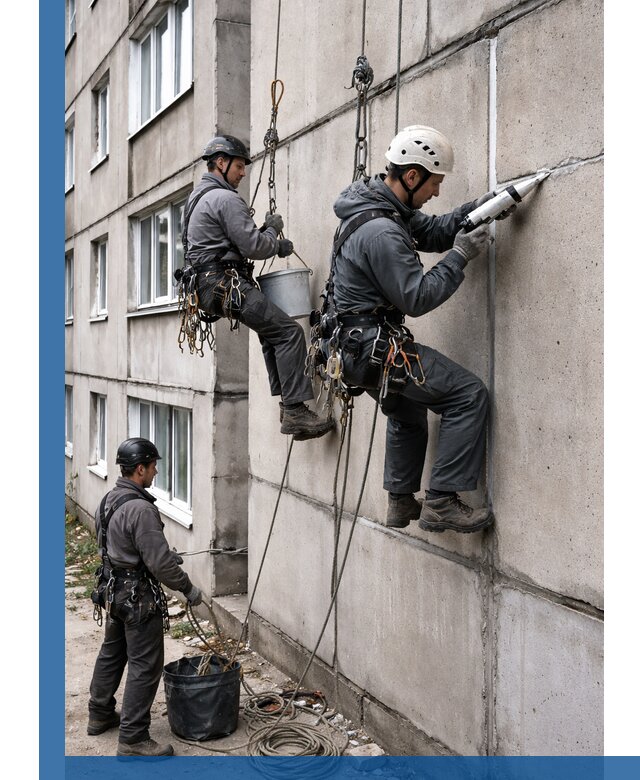 Герметизация межпанельных швов в Россоши с гарантией герметичности