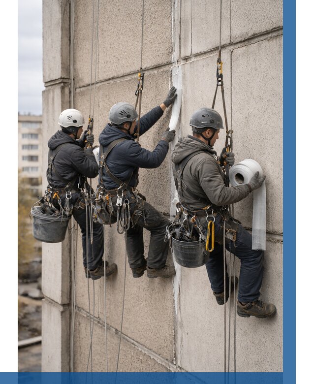 Ремонт межпанельных швов в Россоши от 778 р. | ВЫСОТНИК-Рсс