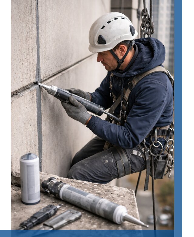 Вторичная герметизация швов в Россоши от 467 р. | ВЫСОТНИК-Рсс