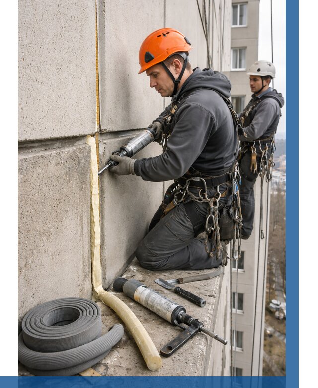 Теплый шов межпанельные швы в Россоши от 726 р. | ВЫСОТНИК-Рсс