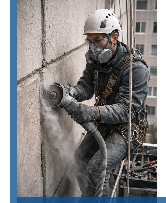 Штробление межпанельных швов в Россоши качественно и быстро