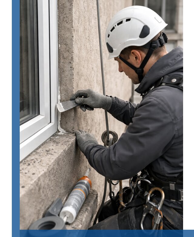 Герметизация монтажных швов окон в Россоши с гарантией качества