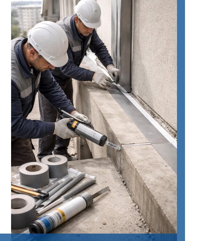 Герметизация примыкания балкона в Россоши от 4666 р. | ВЫСОТНИК-Рсс