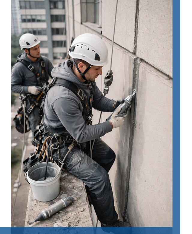 Ремонт деформационных швов здания в Россоши от 1037 р. | ВЫСОТНИК-Рсс