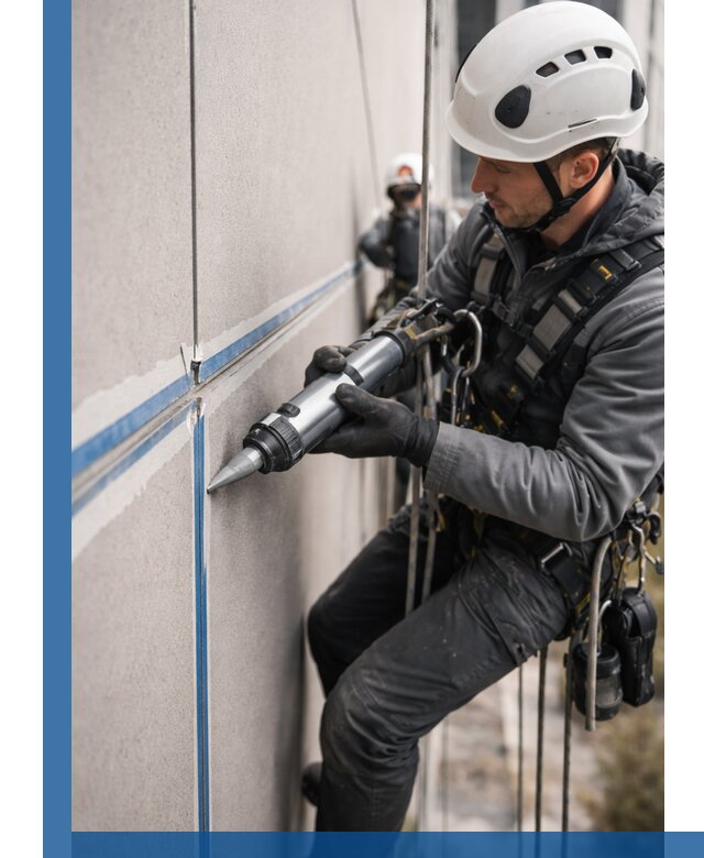 Герметизация стыков фасадных панелей в Россоши качественно и быстро