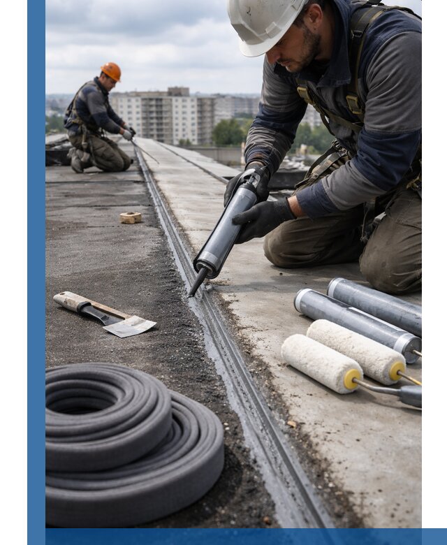 Герметизация швов кровли в Россоши с гарантией герметичности