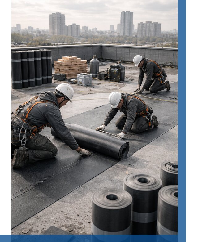 Монтаж мягкой кровли под ключ в Россоши от 467 р. | ВЫСОТНИК-Рсс