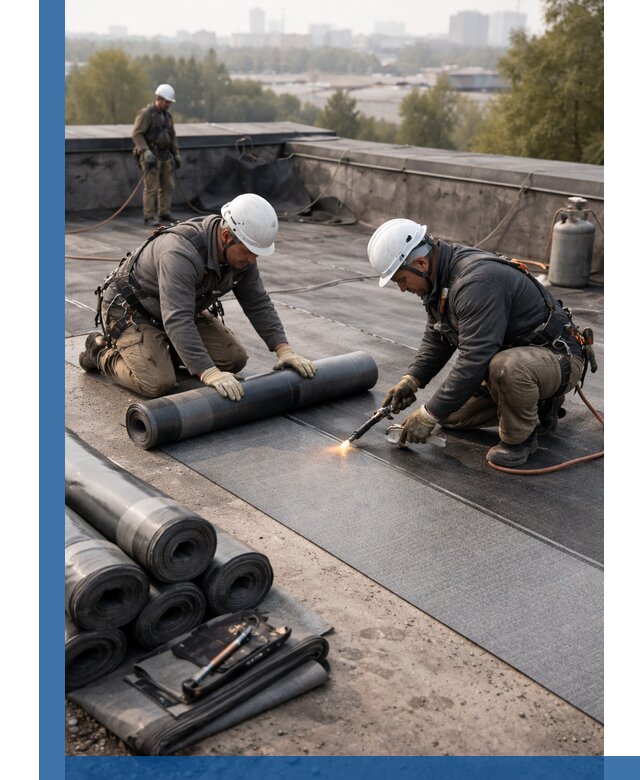 Монтаж мягкой кровли в Россоши профессионально и надежно