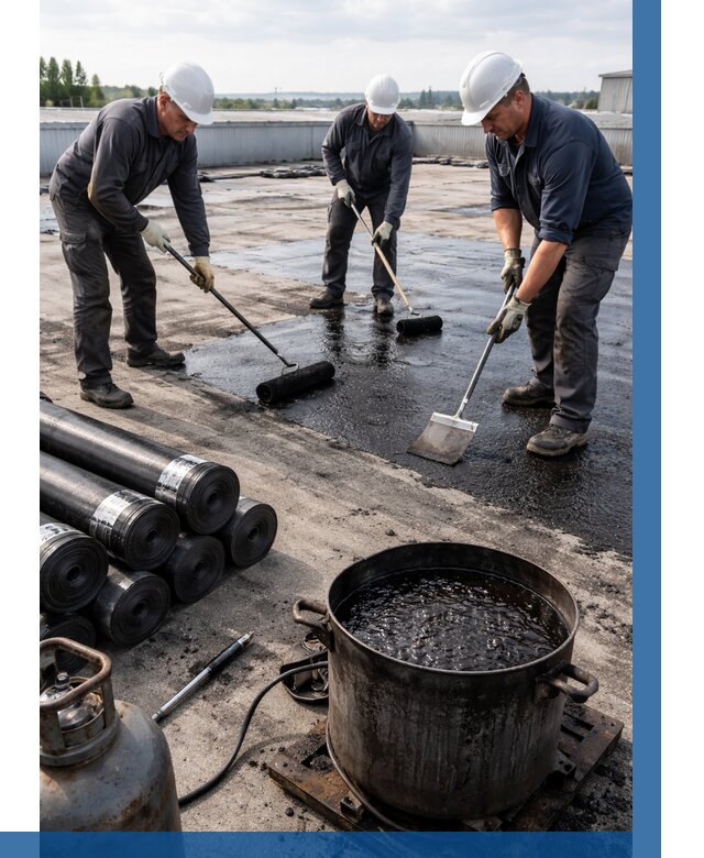 Гидроизоляция кровли мастикой в Россоши от 622 р. | ВЫСОТНИК-Рсс