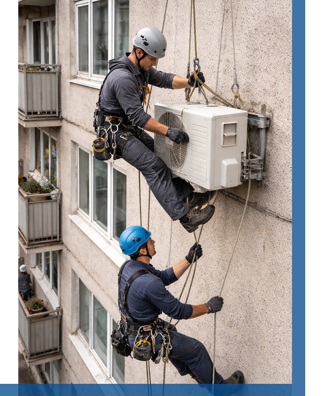 Перенос внешнего блока кондиционера в Россоши от 9332 р.| ВЫСОТНИК-Рсс