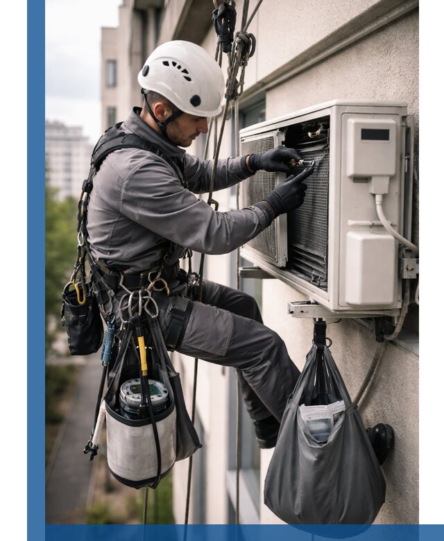 Обслуживание внешнего блока кондиционера в Россоши профессионально