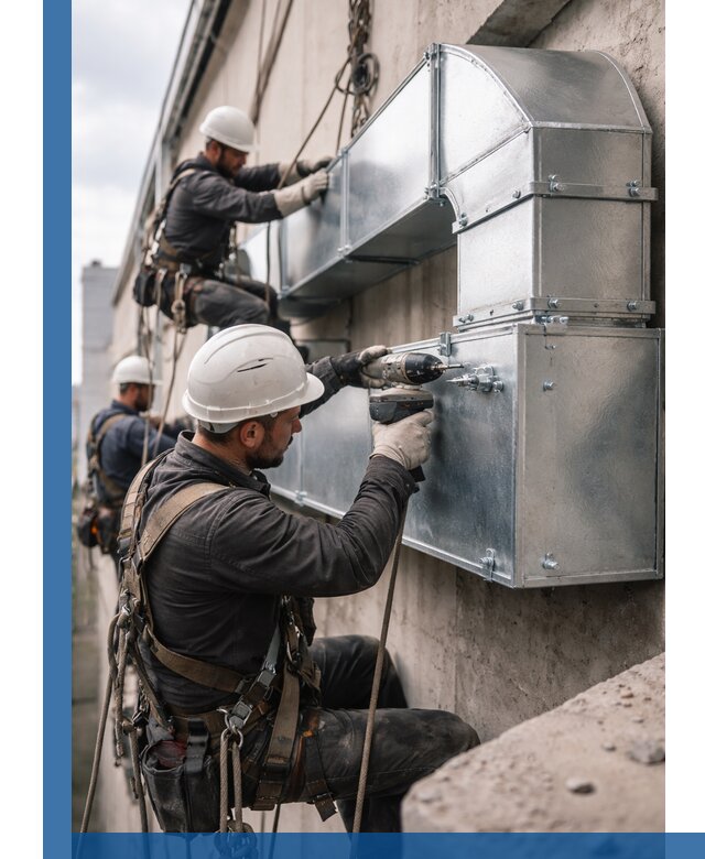 Профессиональный монтаж вентиляционных коробов в Россоши под ключ