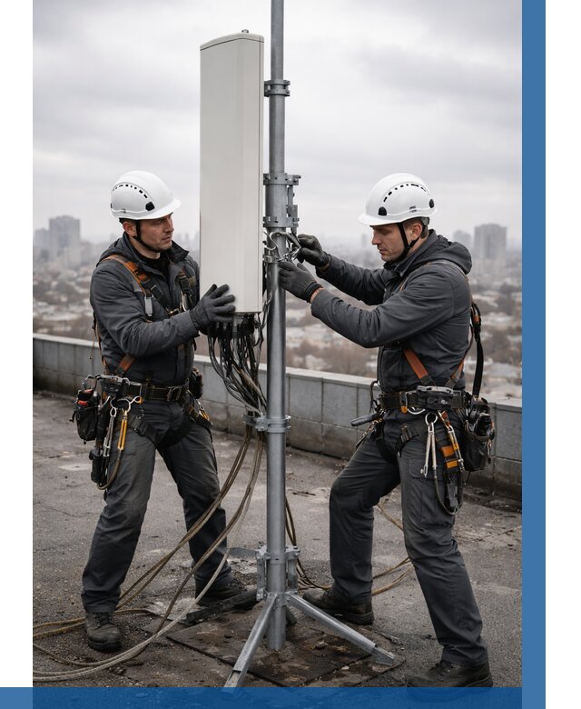 Монтаж антенн связи на крыше в Россоши от 8814 р. | ВЫСОТНИК-Рсс