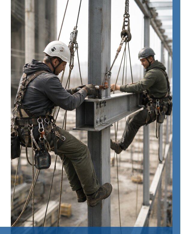 Монтаж металлоконструкций на высоте в Россоши от 3629 р. | ВЫСОТНИК-Рсс