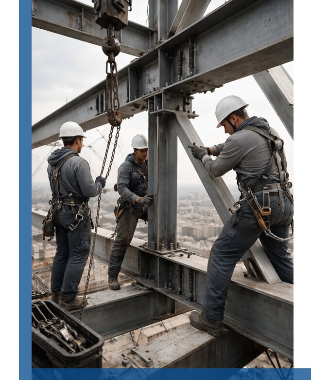 Профессиональный монтаж металлоконструкций на высоте в Россоши