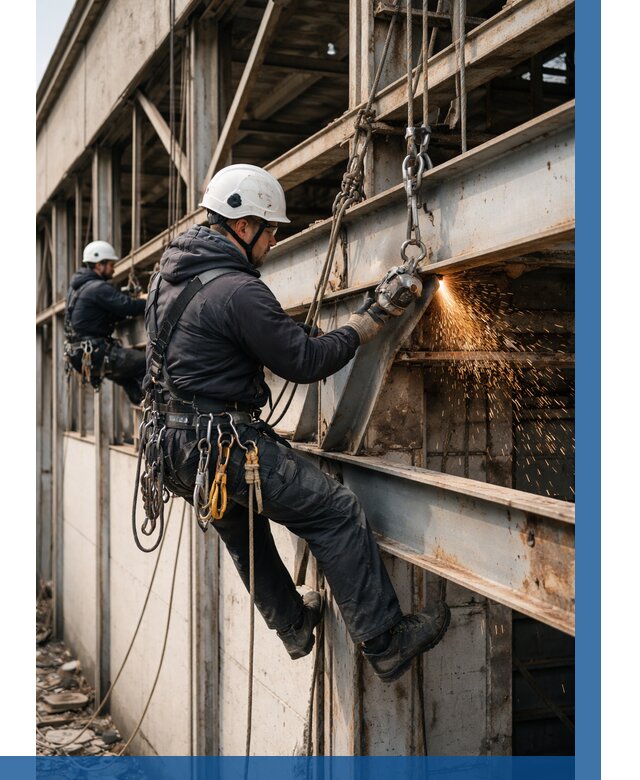 Демонтаж металлоконструкций на высоте в Россоши от 6740р. |ВЫСОТНИК-Рсс