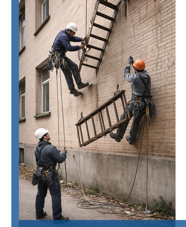 Демонтаж пожарной лестницы в Россоши быстро и безопасно
