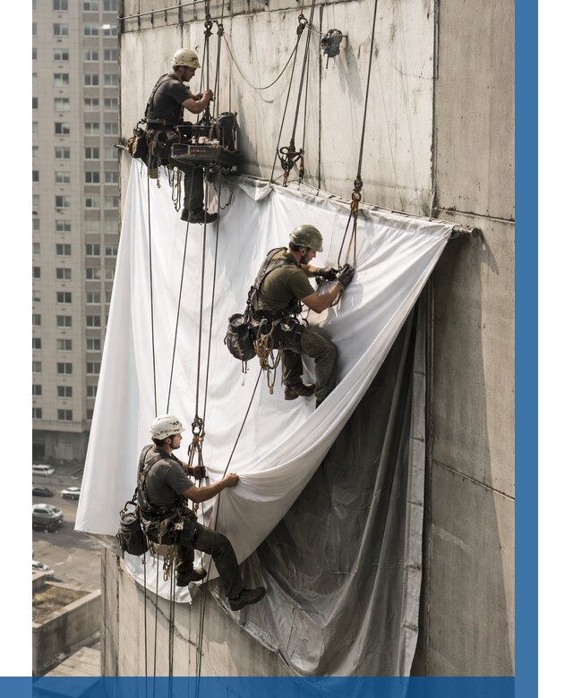 Замена баннерного полотна в Россоши от 6740 р. | ВЫСОТНИК-Рсс—заказать