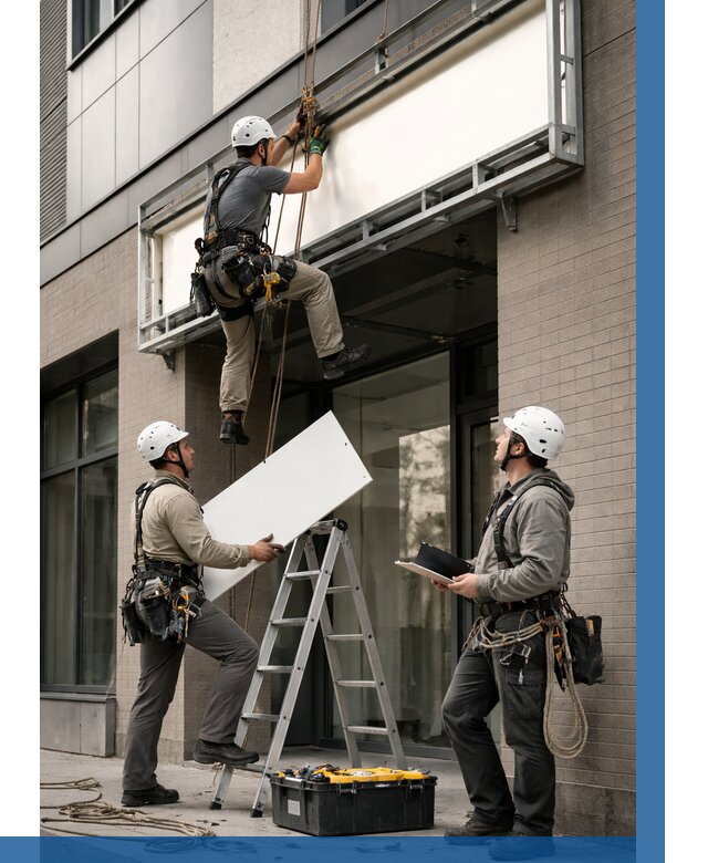 Монтаж светового короба в Россоши от 6740 р. | ВЫСОТНИК-Рсс