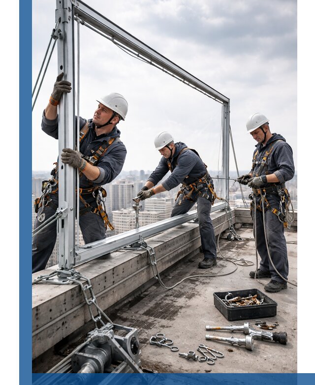 Монтаж крышных рекламных конструкций под ключ в Россоши