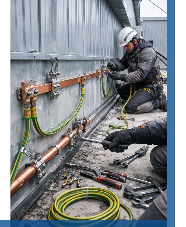 Монтаж заземления здания в Россоши от 25923 р. | ВЫСОТНИК-Рсс