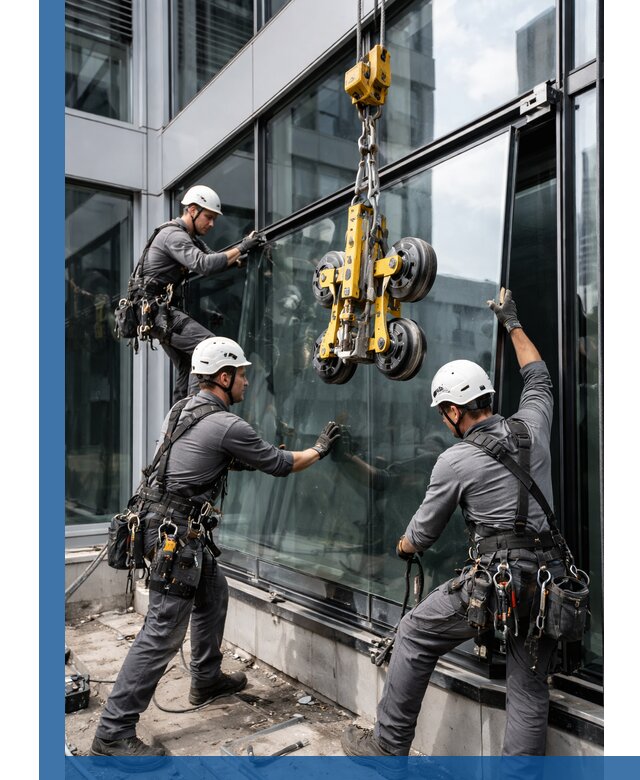 Структурное остекление фасадов в Россоши монтаж и обслуживание