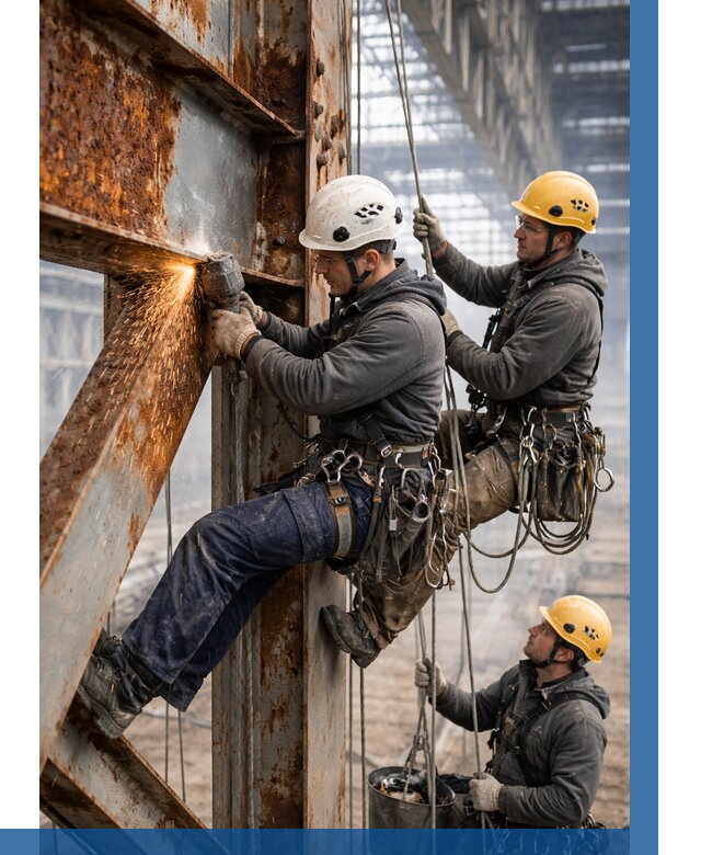 Зачистка металла от ржавчины в Россоши от 363 р. | ВЫСОТНИК-Рсс