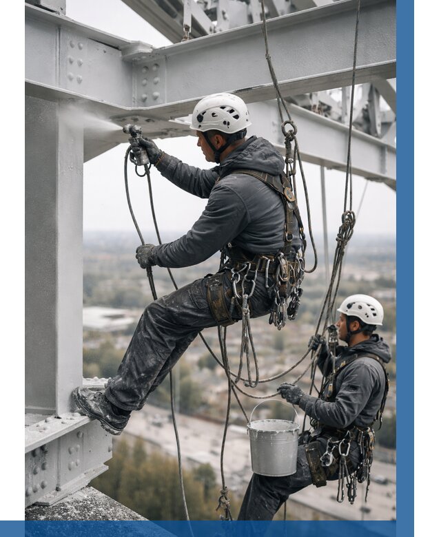 Покраска металлоконструкций на высоте в Россоши 363 р |ВЫСОТНИК-Рсс