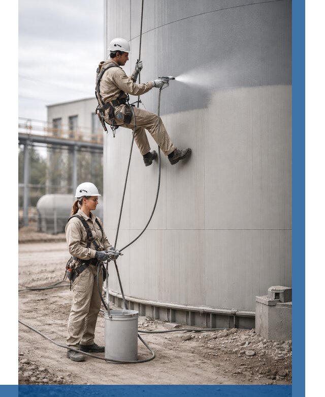 Покраска резервуаров в Россоши от 1244 р. | ВЫСОТНИК-Рсс — заказать