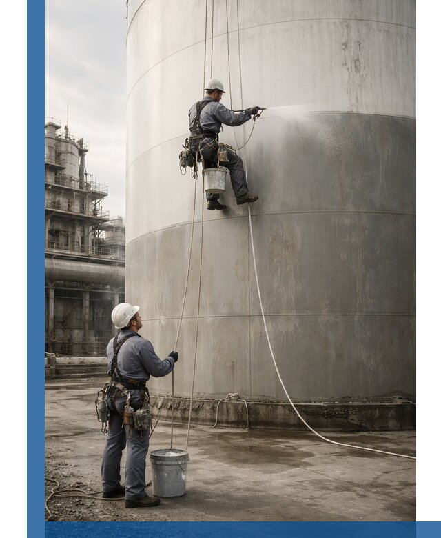 Покраска стальных резервуаров и емкостей в Россоши профессионально