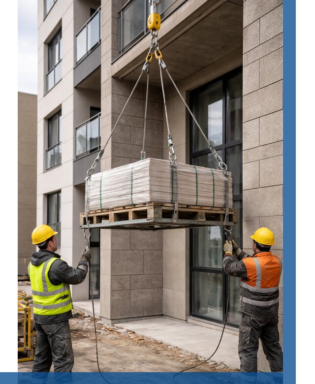 Подъем керамогранита на этаж в Россоши от 3629 р. | ВЫСОТНИК-Рсс