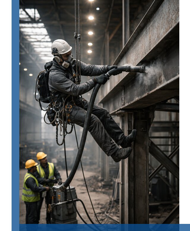 Обеспыливание конструкций в цехах промышленного производства в Россоши