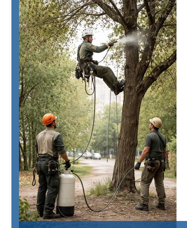 Обработка деревьев от вредителей в Россоши профессиональная защита