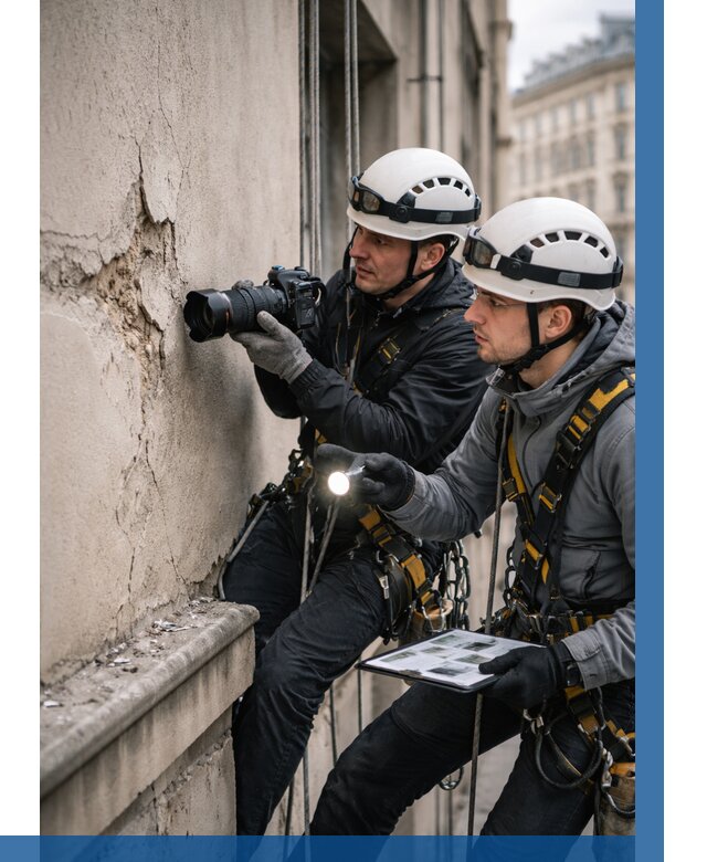 Фотофиксация дефектов фасада в Россоши от 4666 р. | ВЫСОТНИК-Рсс