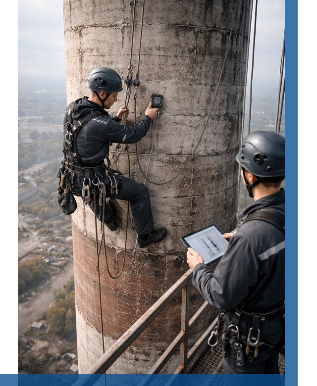 Обследование дымовой трубы в Россоши от 8295 р. | ВЫСОТНИК-Рсс