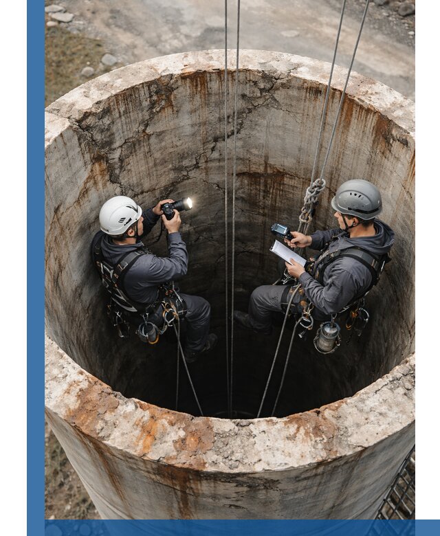 Обследование дымовой трубы: диагностика и оценка состояния в Россоши