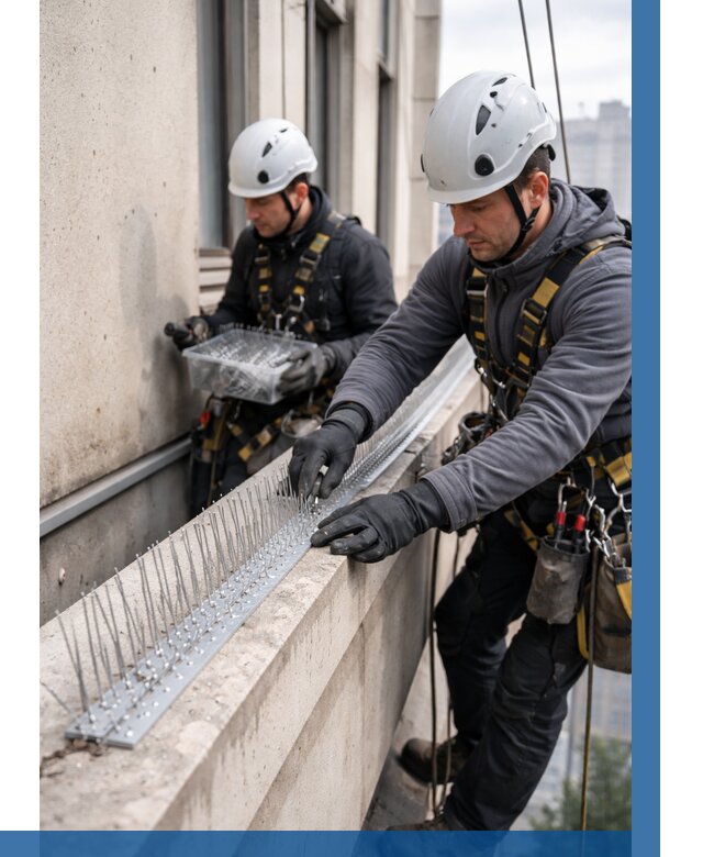 Установка шипов от птиц в Россоши от 881 р. | ВЫСОТНИК-Рсс