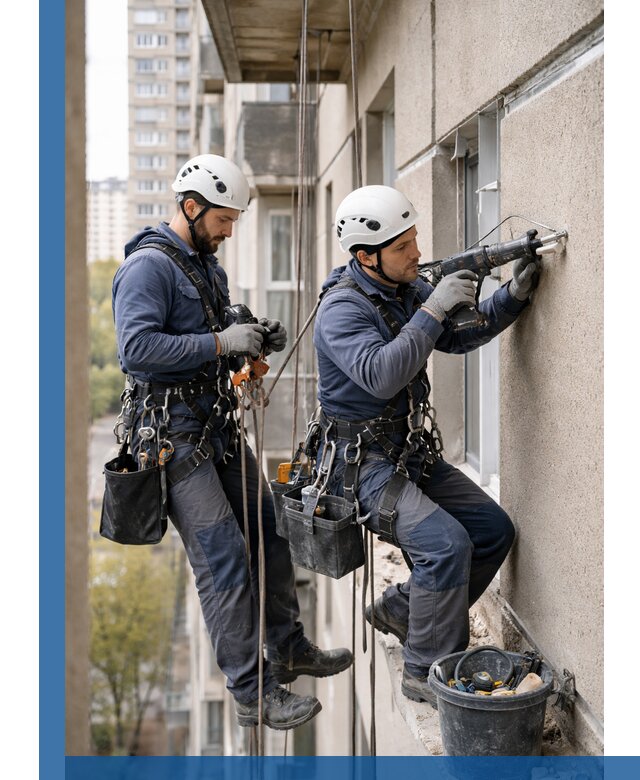 Промышленные альпинисты высотные работы и монтаж в Россоши